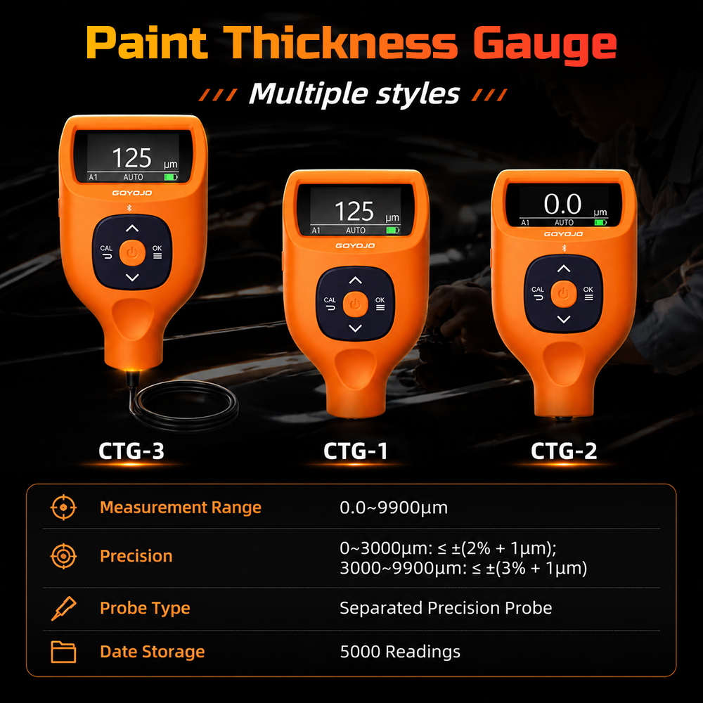 Paint Thickness Gauge - Paint Thickness Gauge CTG-1/CTG-2/CTG-3 For Car