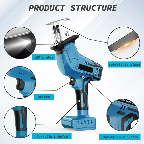 Cordless Reciprocating Saw for – Metal Saw Reciprocating recenzja i cena