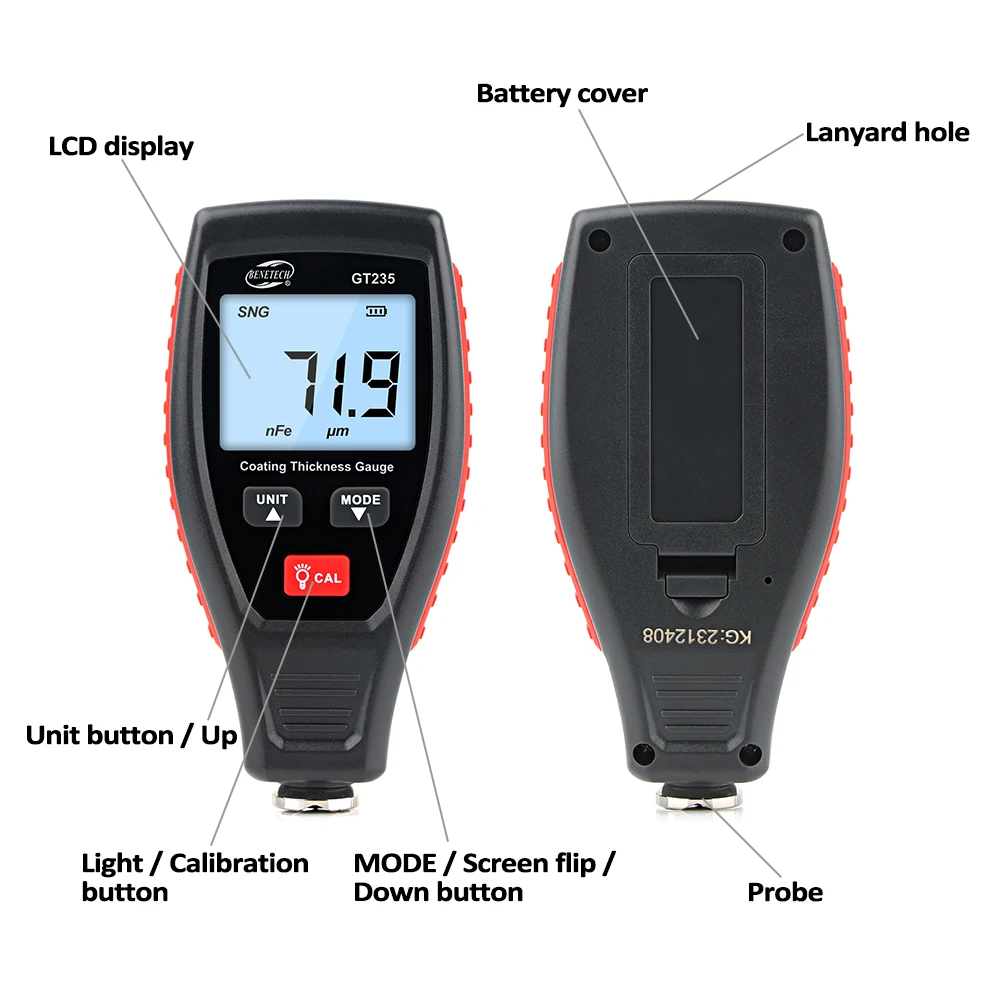 RZ Coating Thickness Gauge Pai – Paint Thickness Gauge recenzja i cena