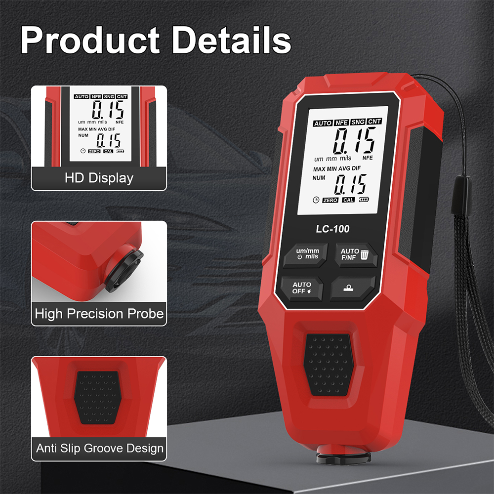 0-2000um Coating Thickness Gau – Paint Thickness Gauge recenzja i cena