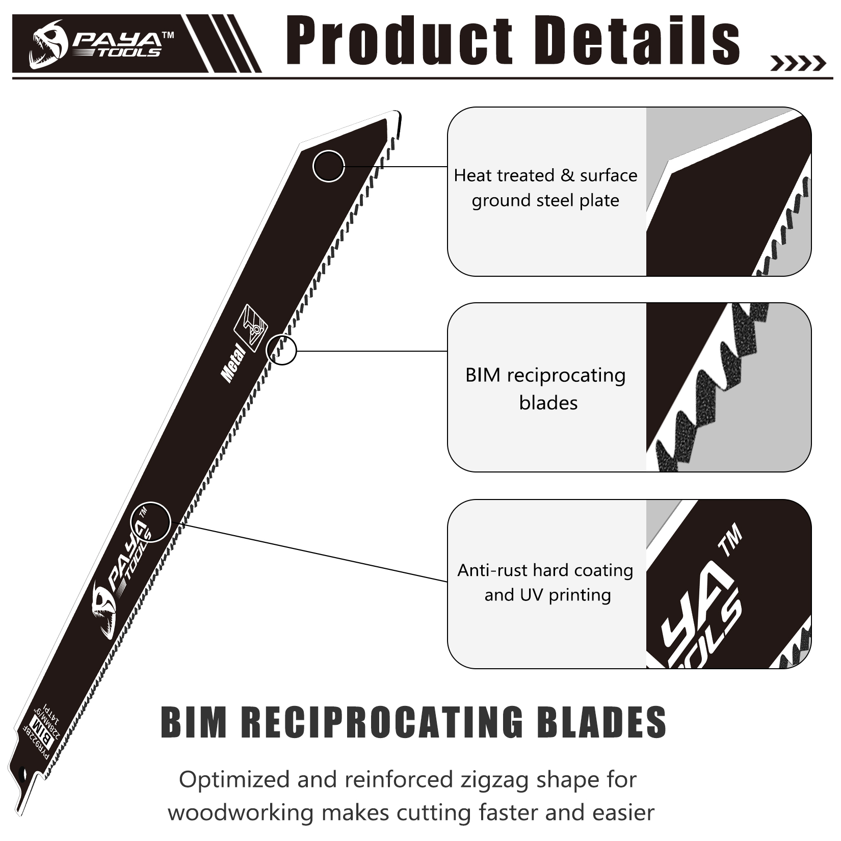 PAYA 10PCS 9Inch Metal Cutting – Metal Saw Reciprocating recenzja i cena
