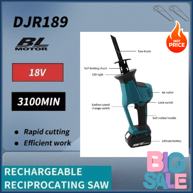 Makita DJR189 Cordless Electri – Metal Saw Reciprocating recenzja i cena