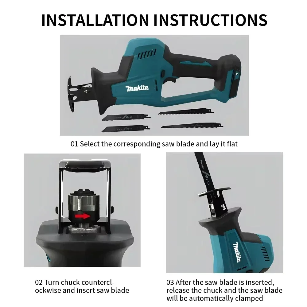 Makita DJR189 18V Cordless Ele – Metal Saw Reciprocating recenzja i cena