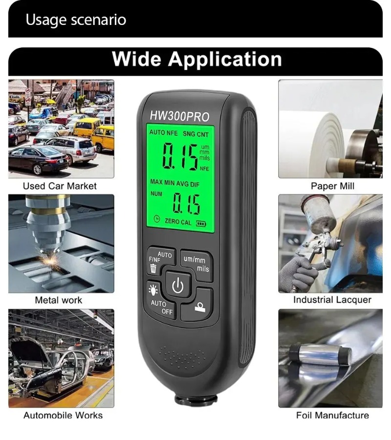 NEW HW-300PRO Car Paint Film A – Paint Thickness Gauge recenzja i cena