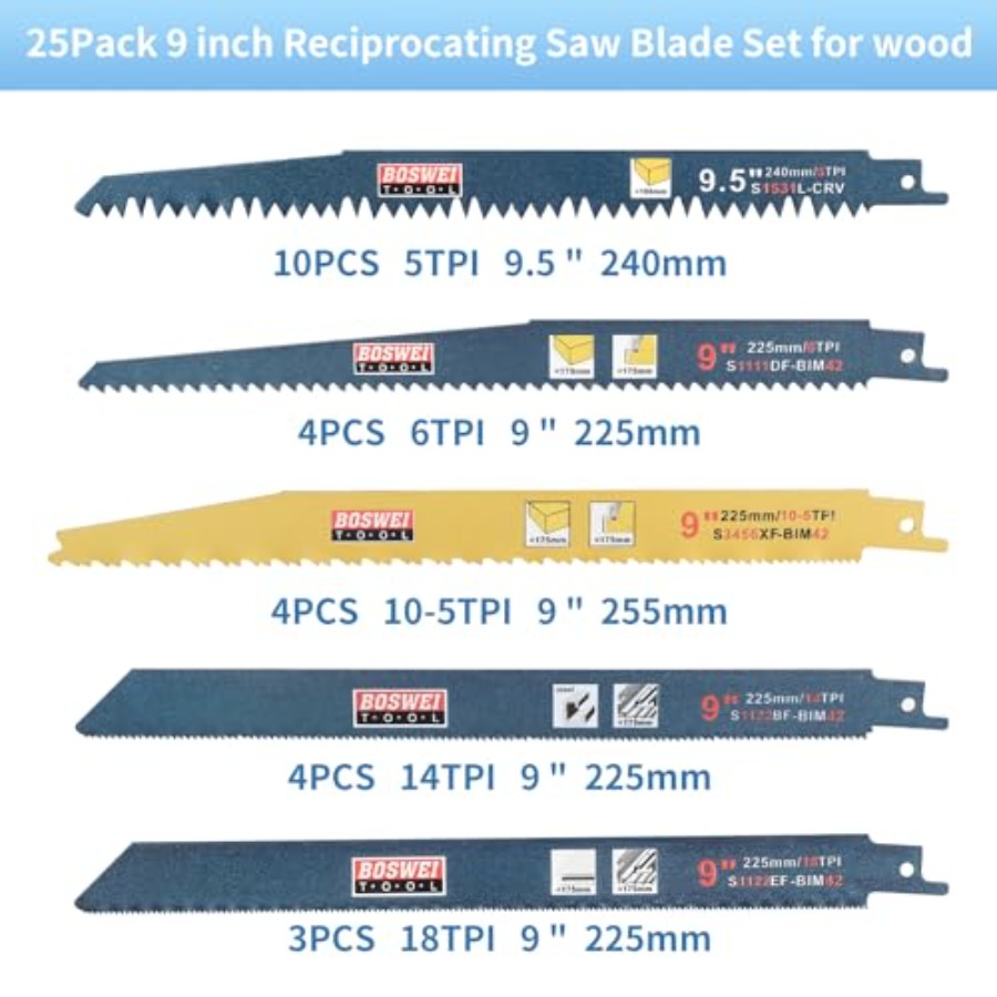 9 Inch Reciprocating Saw Blade – Metal Saw Reciprocating recenzja i cena