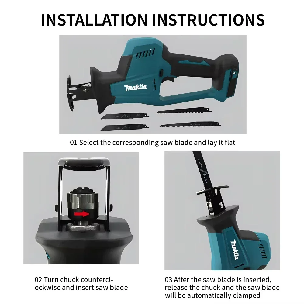 Makita DJR189 18V Cordless Ele – Metal Saw Reciprocating recenzja i cena