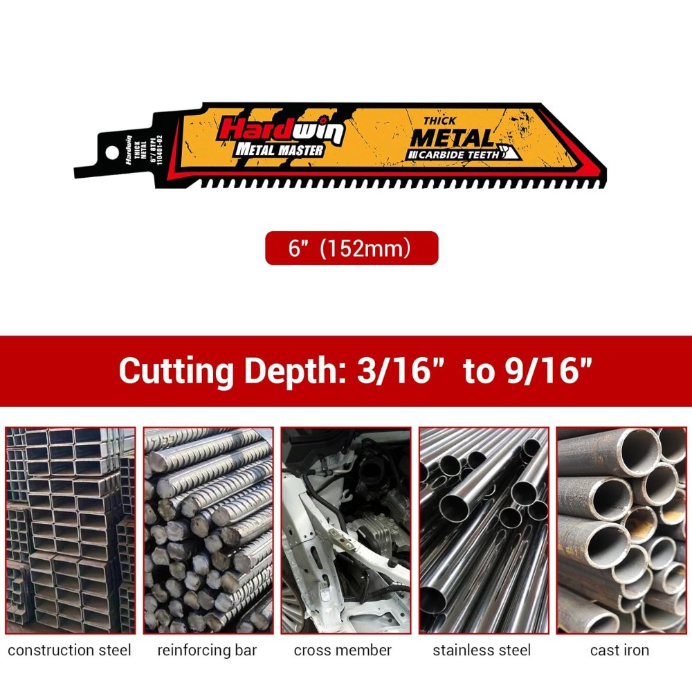6-Inch 8 TPI Carbide Reciproca – Metal Saw Reciprocating recenzja i cena